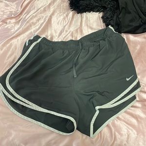 gray nike shorts